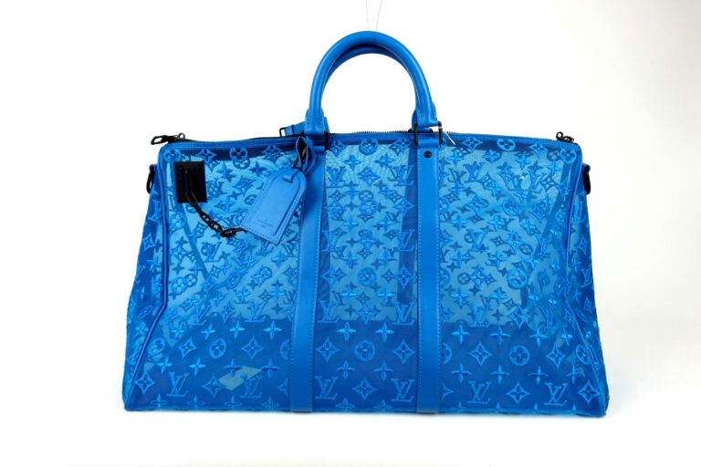 Louis Vuitton Keepall Triangle Bandoulière 50 Turq..