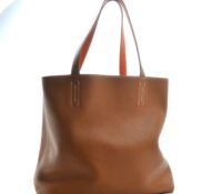 Hermès Double Sens Réversible – Gold/Orange Leathe..