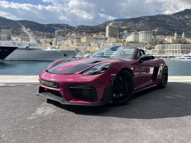 FOR SALE – PORSCHE 718 SPYDER RS 4.0 500 CH PDK7 – WEISSACH PACK – RUBY STAR – MONACO