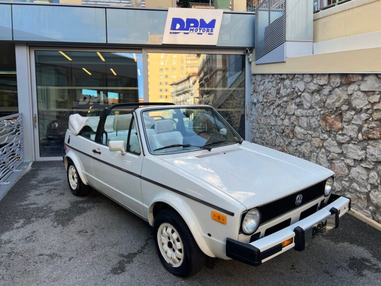 FOR SALE – MONACO – VOLKSWAGEN GOLF CABRIOLET WHIT..