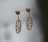 FOR SALE – CONSTELLATION EARRINGS ROSE GOLD & DIAM..