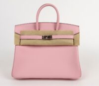 FOR SALE – HERMÈS BIRKIN 25 SWIFT LEATHER BAG (ROS..