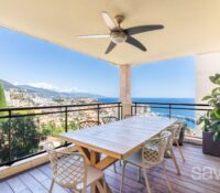Beautiful apartment with a panoramic sea view close to Monaco
