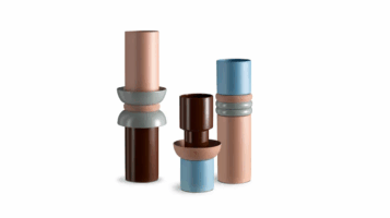 FOR SALE – ROCHE BOBOIS “FLAVIA” VASE – Multicolou..