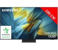 SAMSUNG – TV OLED 4K 195 cm TQ77S95F (OLED Anti-Re..