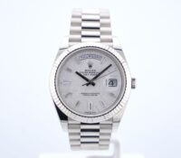 FOR SALE – ROLEX DAY-DATE 40 WHITE GOLD METEORITE ..