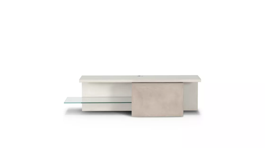 DECALO TV UNIT – PATINA CONCRETE BEIGE CHIARO

Des..