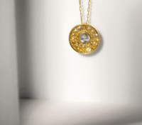 Autour de toi – Yellow Sapphires & Aquamarine Pear..