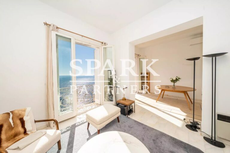 SUBLIME 3-ROOM APARTMENT – PANORAMIC SEA VIEW – RESIDENCE WITH SWIMMING POOL