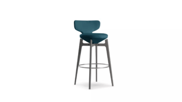 FOR SALE – U-TURN BAR STOOL WITH BACKREST – ROCHE ..