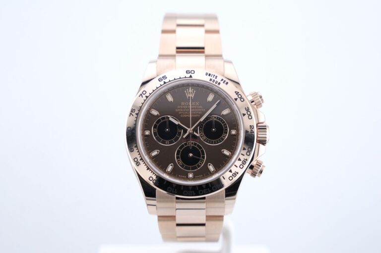 FOR SALE – ROLEX DAYTONA ROSE GOLD CHOCOLATE DIAL ..