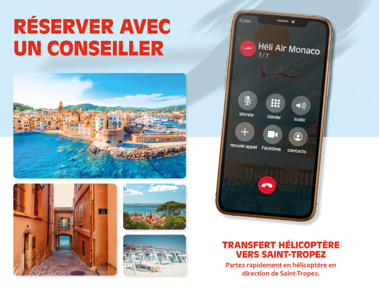 HELICOPTER TRANSFER TO SAINT-TROPEZ

Take off from..