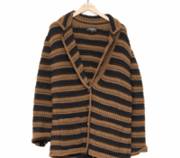 CHANEL BROWN & BLACK KNITTED JACKET

A sophisticat..