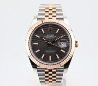 ROLEX DATEJUST JUBILEE 41 – GREY FLUTED MOTIF DIAL..