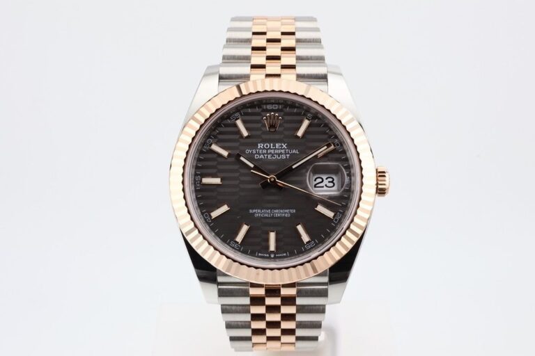ROLEX DATEJUST JUBILEE 41 – GREY FLUTED MOTIF DIAL..