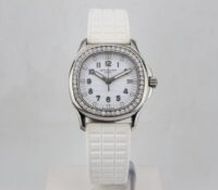 PATEK PHILIPPE AQUANAUT LADY – DIAMOND BEZEL WHITE..