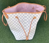 Louis Vuitton Neverfull Tote Ballerine Rose Canvas..
