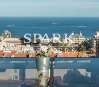 Luxurious 4-room penthouse with stunning view of the Principality, the Casino and the sea