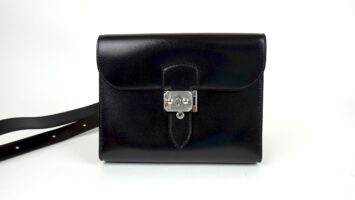 HERMÈS DÉPÊCHES 21 SKELETON SHOULDER BAG – BLUE LE..