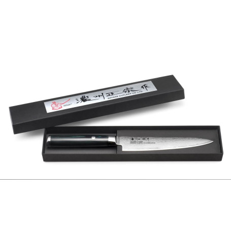 SATAKE HELIOS JAPANESE UTILITY KNIFE – 15CM DAMASC..