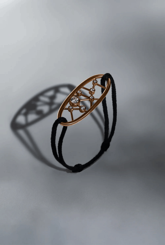 CORD BRACELET “CONSTELLATION”

Inspired by the lum..