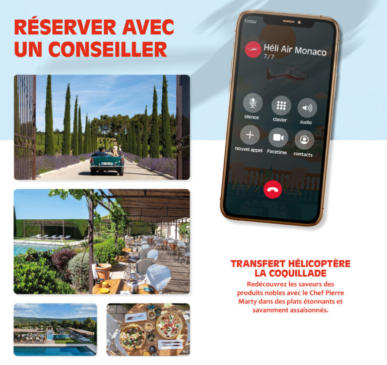 HELICOPTER TRANSFER TO LA COQUILLADE

Experience t..