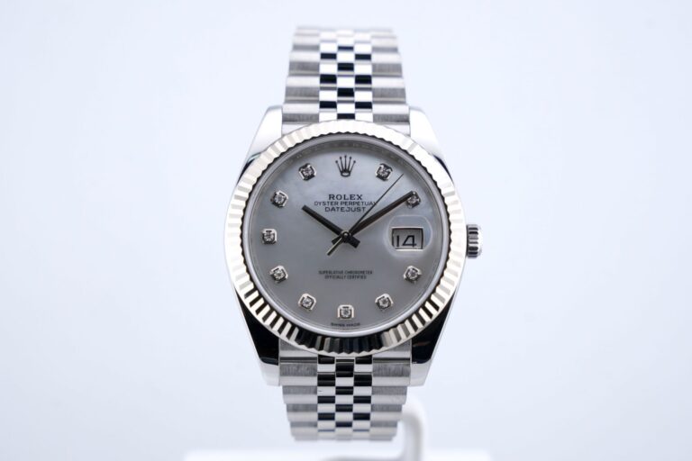ROLEX DATEJUST 41 MOP DIAMOND DIAL – 126334 (2019)..