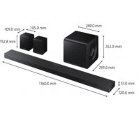 FOR SALE – SAMSUNG HW-QS760F SOUNDBAR – 5.1.2 CH D..