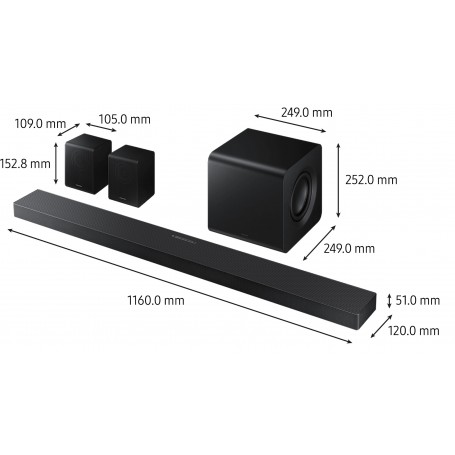 FOR SALE – SAMSUNG HW-QS760F SOUNDBAR – 5.1.2 CH D..