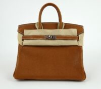 HERMÈS BIRKIN 25 – BARENIA LEATHER GOLD (STAMP K 2..