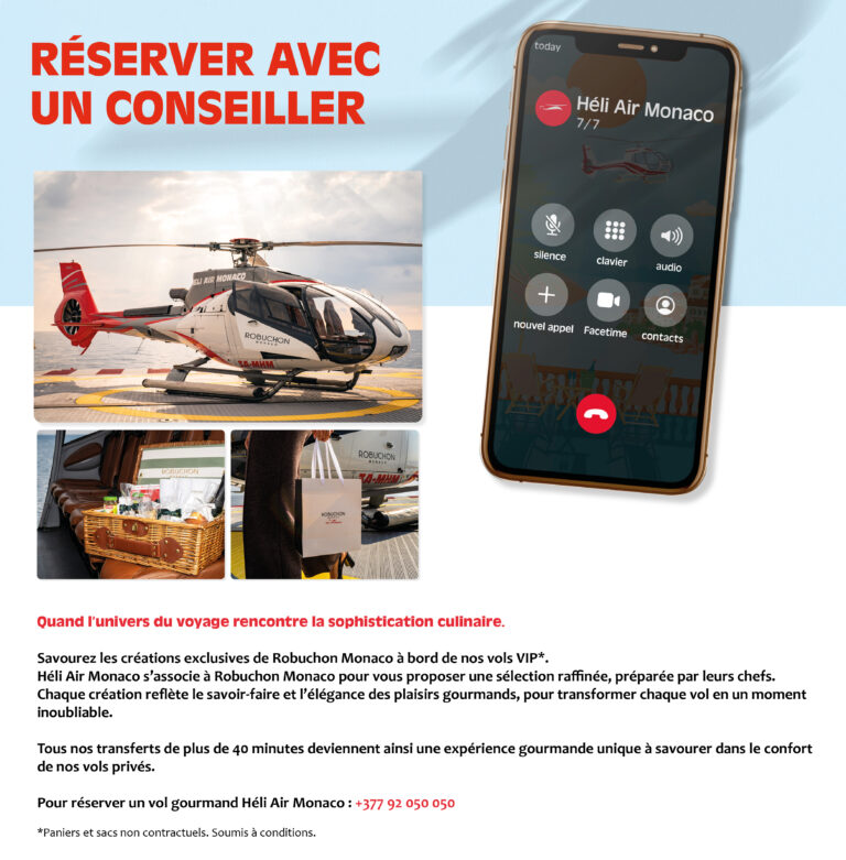 HÉLI AIR MONACO x ROBUCHON MONACO – GOURMET VIP FL..