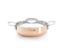 DE BUYER PRIMA MATERA COPPER SAUTÉ PAN WITH LID – ..