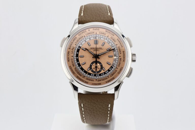 PATEK PHILIPPE WORLD TIME CHRONOGRAPH – SALMON DIA..