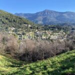 Beautiful building plot of land for sale with a panoramic view up to the sea, ideally located in Sainte Agnès – Gallery 2