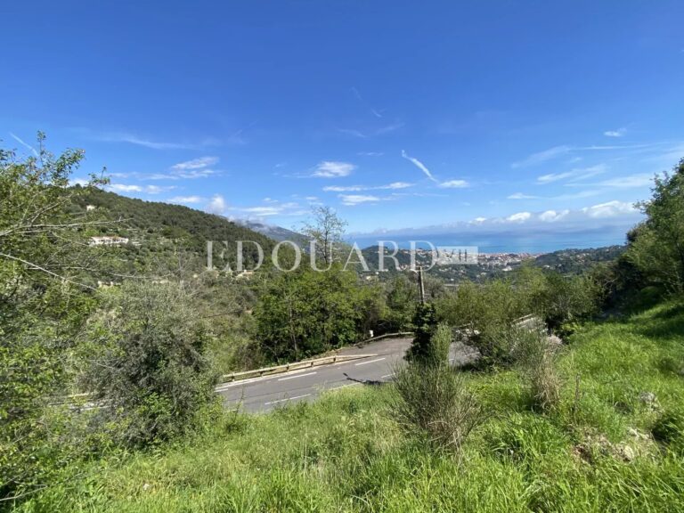 Non-buildable plot of land of 3.063 sqm with direct access and panoramic view up to the sea