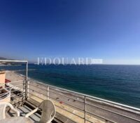 For sale penthouse with terrace, spectacular panoramic sea view, cellar and garage. Sole agency