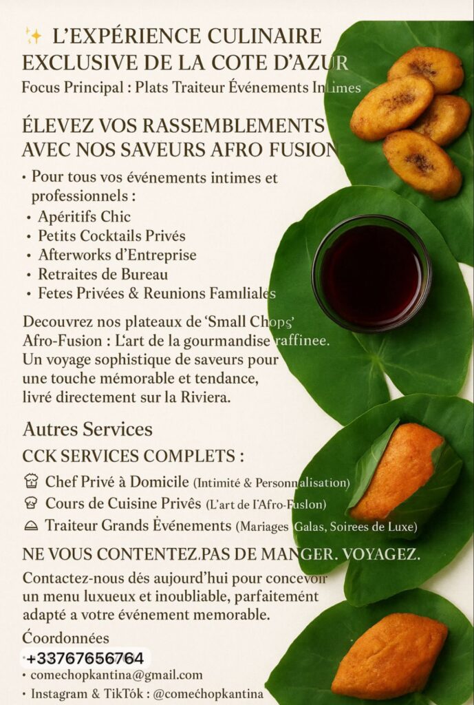 Afro-Fusion Apéro is here! Elevate your next par.. - Monaco1.com