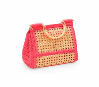 DOLCE & GABBANA SICILY M RAFFIA & STRAW BAG

Price..