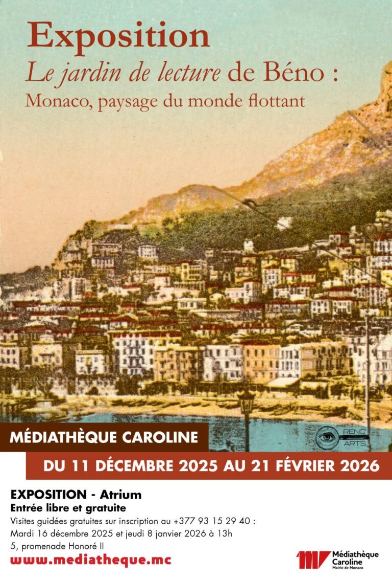 Exhibition: Béno’s Reading Garden – Monaco, a Landscape of the Floating World