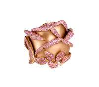FOR SALE – ROSE OF HOPE RING (SATIN ROSE GOLD & PI..