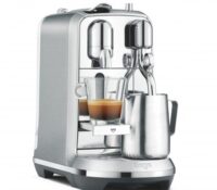 NESPRESSO CREATISTA PLUS – BRUSHED STAINLESS STEEL..