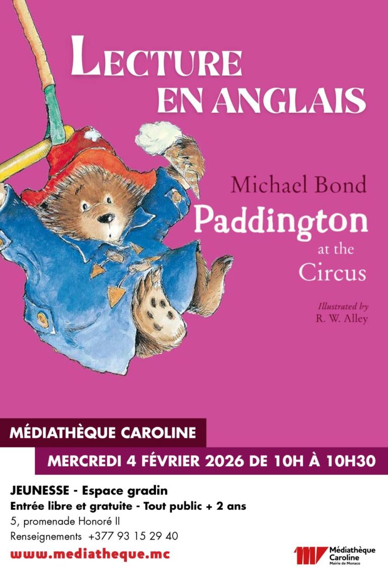 LECTURE EN ANGLAIS – PADDINGTON AT THE CIRCUS