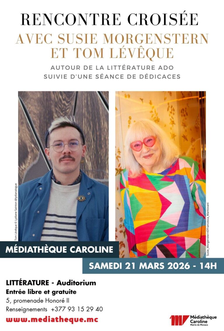 Cross Talk on Young Adult Literature with Susie Morgenstern & Tom Lévêque