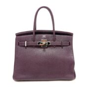 Hermès Birkin 30 Handbag in Togo Leather – Violet ..