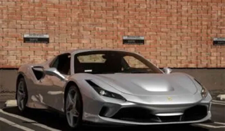 FERRARI F8 TRIBUTO SILVER RENTAL
Class: Supercar C..