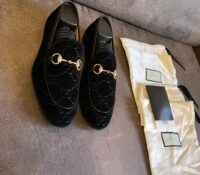 Gucci Jordaan mens loafer size 42.5