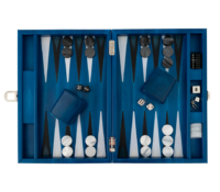 LOUIS BACKGAMMON MEDIUM – PATINATED BLUE | HECTOR ..