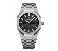AUDEMARS PIGUET ROYAL OAK 41MM BLACK DIAL – BOX & ..