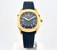 PATEK PHILIPPE AQUANAUT ROSE GOLD – BLUE DIAL – UN..