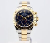 ROLEX DAYTONA BLUE DIAL – STEEL AND GOLD (116523, ..